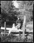 Partridge Hunter And His Dog With Days Bag--Hiram by French George