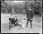 Two Hunters With An Eight Point Buck--Parsonsfield by French George