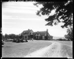 People Playing Croquet On Front Lawn Of Their Summer Home In Rangeley by French George