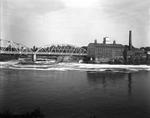 Pejepscot Paper Mill In Topsham, Bridge Over Androscoggin River by George French