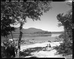 Activity On A Beach At A Lake In Jackman At The Attean Lake Camps by George French