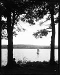 Small Sailboat On Damariscotta Lake In Late Afternoon by George French
