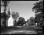 Two Churches On A Street In Kennebunk by George French