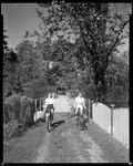 Two Girls Out Bicycling In Kezar Falls by George French