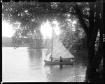 Small Sailboat On A Kezar Lake In Lovell by George French