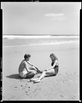 A Couple At The Beach In Ogunquit by George French