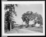 Road Past A Home In Parsonsfield, Hills In Distance by George French