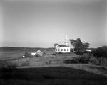 Church In Rural Setting, Field In Foreground Within The Town Of Phippsburg by George French