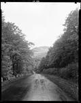 Highway In Grafton Notch With Mountain Views, Looking Toward Goose Eye Mountain by George French