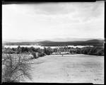 Panoramic View Of Lake Kezar And Surrounding Mountains, Nice Clouds In Sky by George French