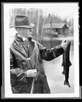 Man Showing Off A Nice Salmon by George W. French