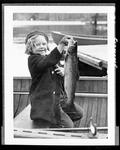 Small Child Holding Large Fish by George W. French