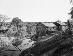 C.A. Rand Country Sawmill On A Stream Bank In Andover by George French