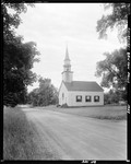 Church Beside Road In Benton Falls by George French