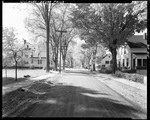 Houses Along A Tree Lined Street In Kezar Falls by George French