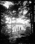 Three People Getting Ready To Go Fishing At Moosehead Lake by George French