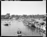 Boats At Anchor In Harbor In Ogunquit by George French