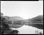 Mountains, Houses And Trees Reflected In Lake In Rumford by George French