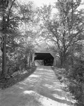 End View Of Covered Bridge In South Andover by George French
