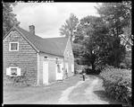 Wife Greets Husband At Door Of Old Farm House In Hiram, He Has Just Returned From Fishing (Summer Home Of Dr. William Teg, Naturalist, Prospector & Historian) by George French