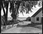 Looking Down Driveway Toward Lobster Dealers Wharf And The Harbor At Kittery Point by George French