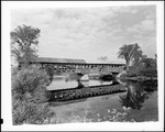 Side View Of Covered Bridge In Porter, 1937