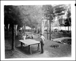 Young Couple Playing Ping Pong Outdoors At Saddleback by George French