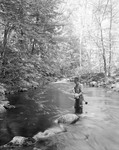 Man Fly-Fishing A Stream by George French