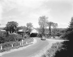 End View Of Covered Bridge In Porter, 1938