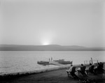 People Enjoying Themselves By The Lake In North Belgrade by George French