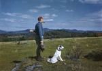 Hunter And His Dog With Days Limit Of Partridge, Mountains Afar by George French