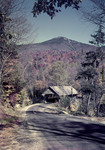 Road Leading To A Covered Bridge In Franconia Notch, New Hampshire by George French