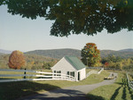 Sheep And Farm Buildings In Eaton, New Hampshire by George French