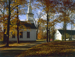 Fall Foliage And Lord's Hill Church In Effingham, New Hampshire by George French