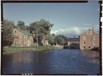 Brick Buildings Along A Stream In Harrisville, New Hampshire by George French
