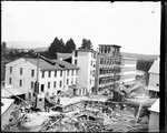Kezar Falls Woolen Mill Under Construction by George French