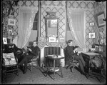 Two Students Sitting And Reading In Their Room, Bates College, Lewiston by George French