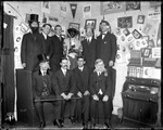 Group Of Male Students Dressed In Costume In Dorm Room, Bates College, Lewiston by George French