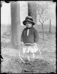Young Girl Holding A Stick And A Hoop by George French