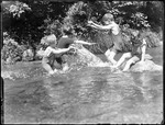 Four Young Children Playing In The Water by George French