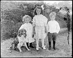 Three Children And A Dog by George French