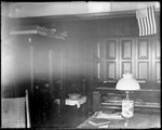 Home Library Showing Bookcase And Piano by George French
