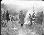 George French And A Boy Scouts' Group On An Outing by George French