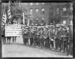 Boy Scouts Standing Near A Sign For The National Convention Week Event, Nj by George French