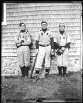Three Baseball Players, Bridgton Academy by George French