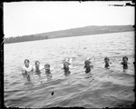 Group Of Young Men Swimming In A Lake, Bridgton Academy by George French