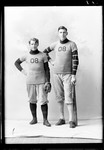 George French And Friend In Bates College Baseball Uniforms by George French