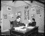Two Young Men Studying In A Dorm Room, Bates College by George French
