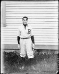 Self Portrait Dressed In Bates College Baseball Uniform by George French