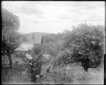 View Of House, Trees & Distant Hills by George French